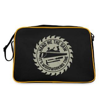 Artisanat de menuiserie | Cadeaux de menuiserie charpentier - Sac Retro - noir/or - Dos