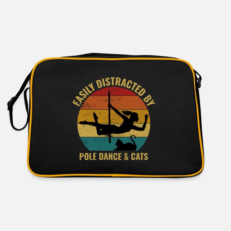 Pole Sport Dance Dancer Cats Vintage Rétro Sac Retro