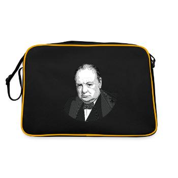Winston Churchill - Sac Retro - noir/or - Dos