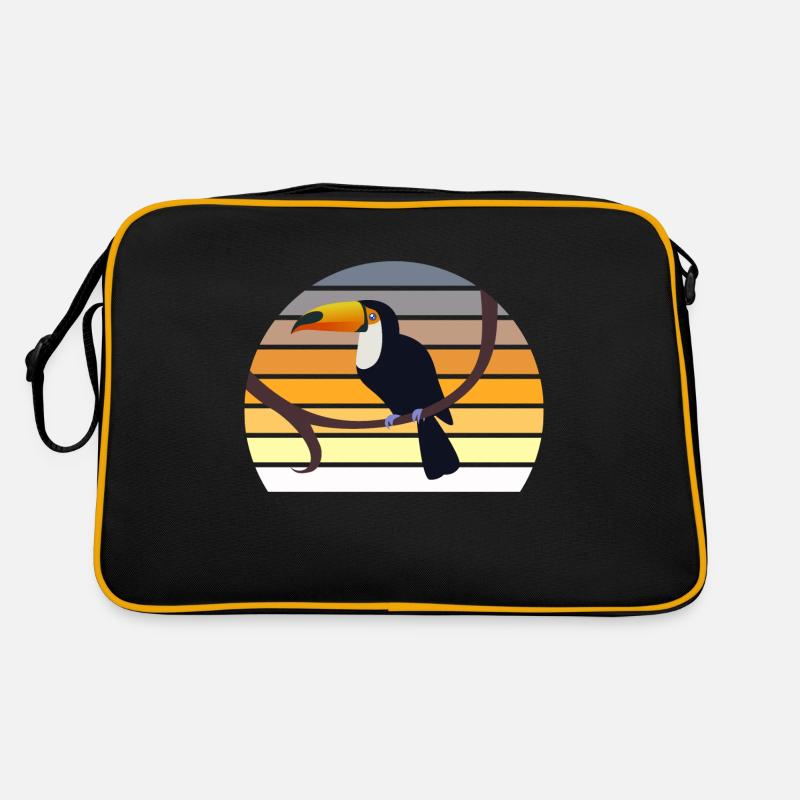 Toucan exotic bird Retro Bag