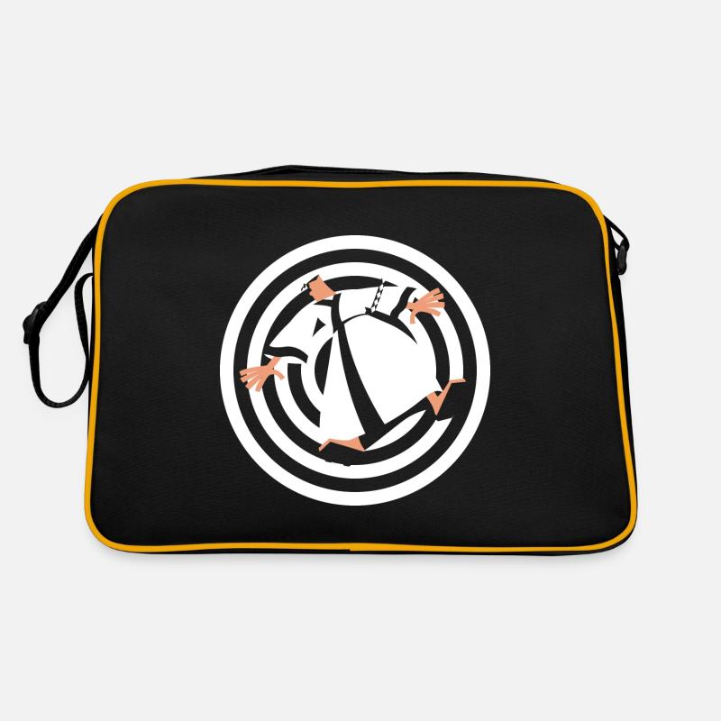 Das Portal - Retro Tasche - Schwarz/Gold