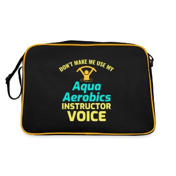 Water aerobics Aquatic fitness Aqua Exercise - Retro Bag - black/gold - Back