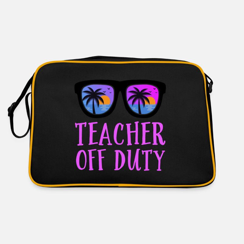 Enseignant hors service Lehrer außer Dienst Sac Retro