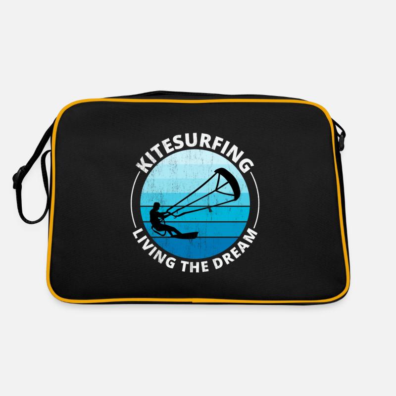 Kitesurfing Kitesurf Kiteboarding Kiteboarder Retro Bag