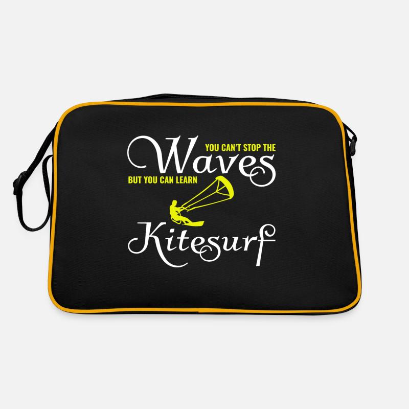 Kitesurfing Kitesurf Kiteboarding Kiteboarder Sac Retro