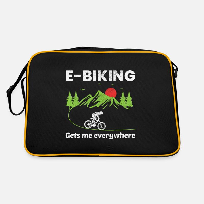 E-Bike Vélo électrique Vélo Cyclisme Biker VTT Sac Retro