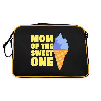 Maman de l’amateur de crème glacée Sweet One - Sac Retro - noir/or - Dos