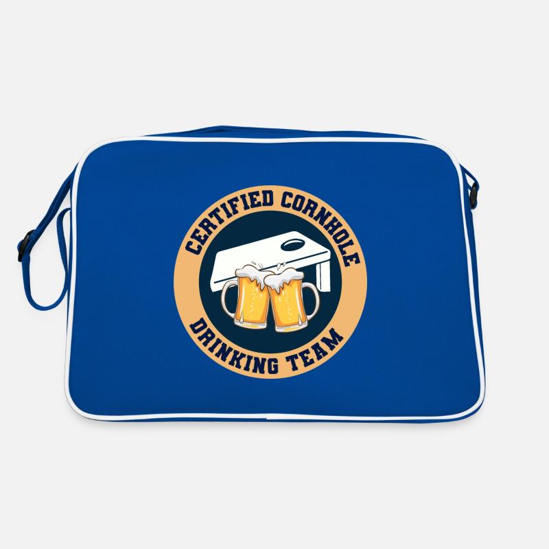 Cornhole Drinking Bean Bag Toss Outdoor Lawn Game Retro Bag
