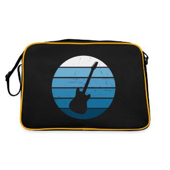 Guitariste Femme Guitariste Guitariste Hommes Guitariste - Sac Retro - noir/or - Dos