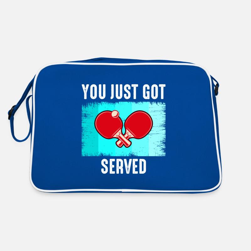 Ping Pong Master Entraîneur de Tennis de Table Paddle Player Sac Retro