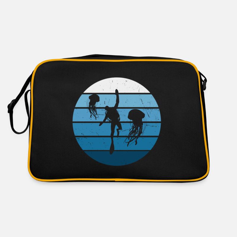 Plongée Pour Femmes Plongée Plongée Plongeuse Plongée Libre Sac Retro