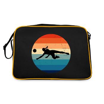Volley-ball masculin féminin Volley-ball - Sac Retro - noir/or - Dos
