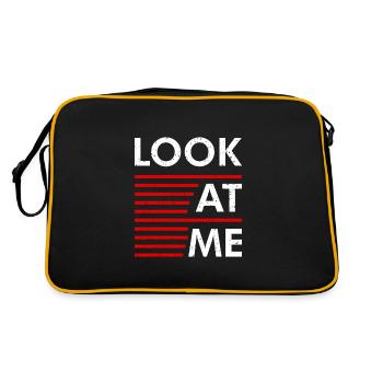 Statement Look At Me - Retro Bag - black/gold - Back