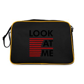 Statement Look At Me - Retro Bag - black/gold - Back