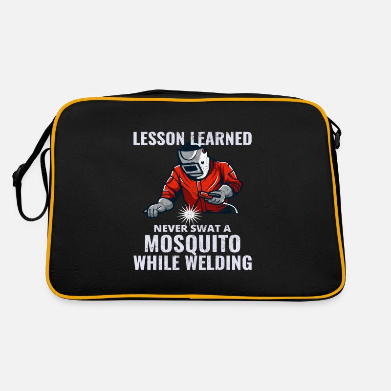 Welding Welder Metal Construction Ironworker Funny Retro Bag
