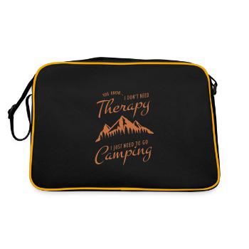 Therapy Camping - Therapie Outdoor - Retro Bag - black/gold - Back