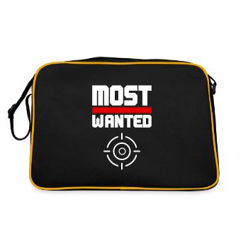Most Wanted - Retro Bag - black/gold - Back