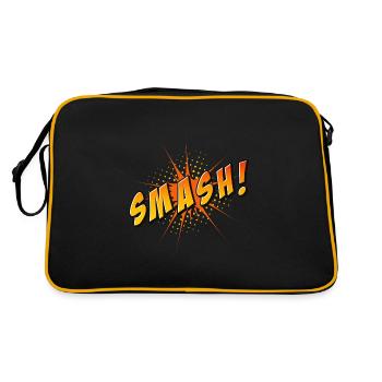 Smash Youth Word 2022 Comic Style - Retro Bag - black/gold - Back