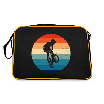 Radfahren bmx jungen Herren bmx Bike bmx fahrrad - Retro Tasche - Schwarz/Gold - Hinten