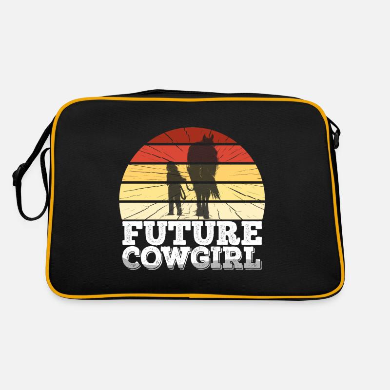 Future Western Halter Horse Retro Tasche