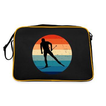 Patinage de fond Ski de fond Ski de fond Patinage Ski de fond - Sac Retro - noir/or - Dos