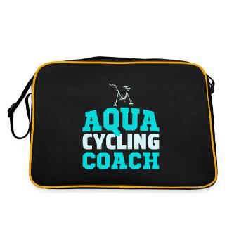 Aqua Cycling Swimming Pool Fitness Training Coach - Retro Bag - black/gold - Back