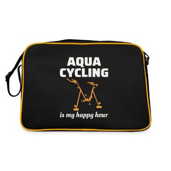 Aqua Cycling Swimming Pool Fitness Training Coach - Retro Bag - black/gold - Back