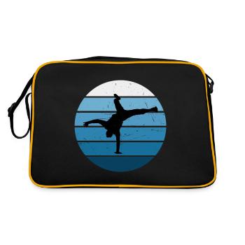 Bgirl Break Dance Breakdance Men Bboy - Retro Bag - black/gold - Back
