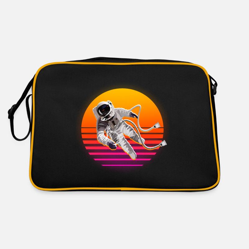 Retro Sun Astronaut Space Retro Bag