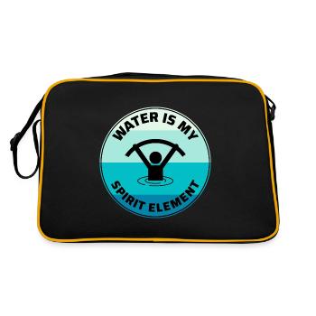 Water Aerobics Aquatic fitness Aqua Exercise - Retro Bag - black/gold - Back