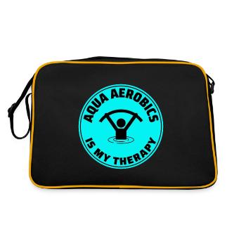 Water Aerobics Aquatic fitness Aqua Exercise - Retro Bag - black/gold - Back