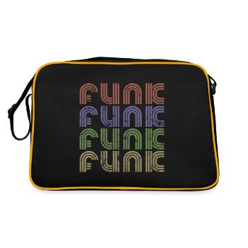 Funk Funky Music Rétro Vintage - Sac Retro - noir/or - Dos