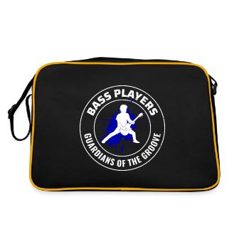 Basse Guitariste Musicien Musicien Bassiste Funny - Sac Retro - noir/or - Dos