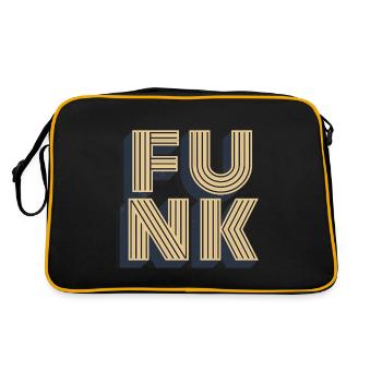 Funk Music - Retro Bag - black/gold - Back