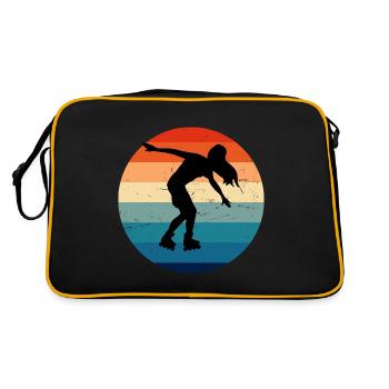 Roller Skating Roller Skating Roller Skates - Retro Bag - black/gold - Back
