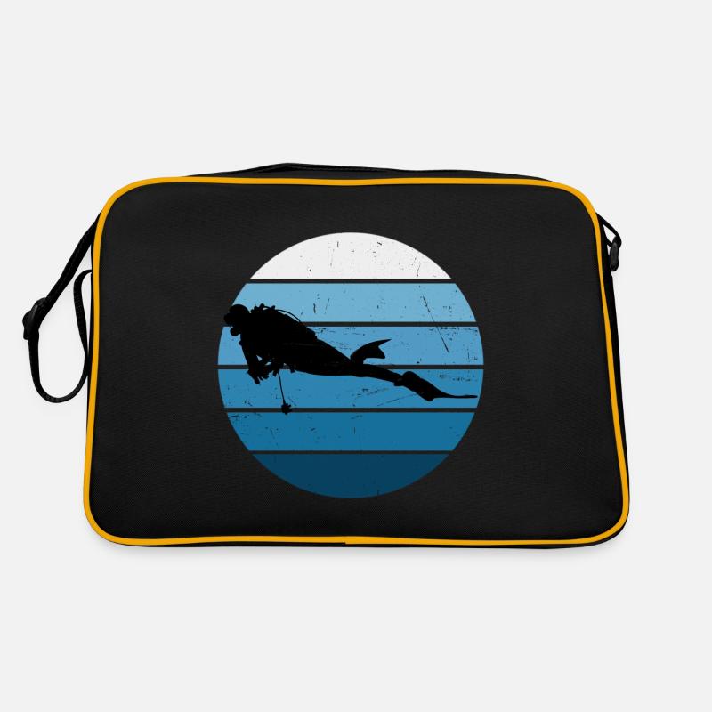 Plongeur Plongeur Plongeur Plongée sous-marine Sac Retro