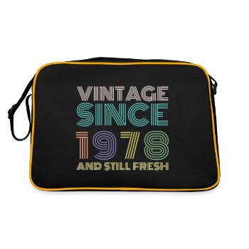 Millésime 1978 - Sac Retro - noir/or - Dos