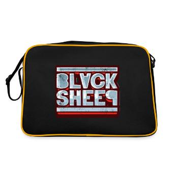 Black Sheep Retro - Retro Tasche - Schwarz/Gold - Hinten
