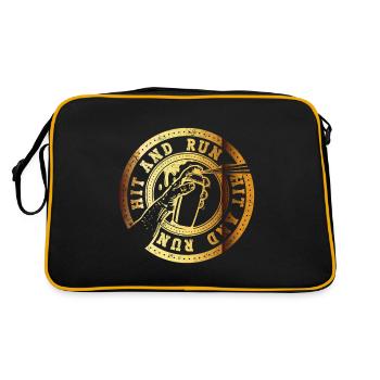 Graffiti Délit de fuite - Sac Retro - noir/or - Dos