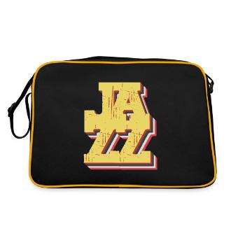 Jazz Music Vintage - Retro Bag - black/gold - Back