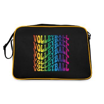 Volleyball Rétro - Sac Retro - noir/or - Dos