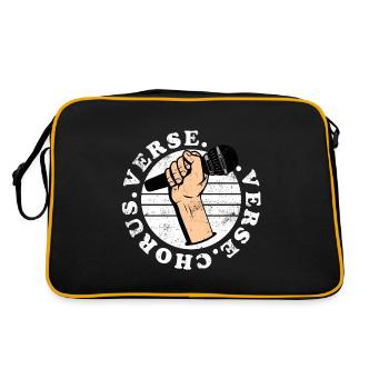 Verse Chorus Verse Rap Hip Hop - Retro Tasche - Schwarz/Gold - Hinten