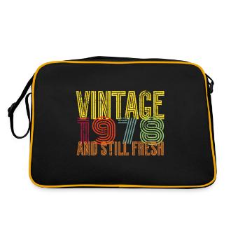 Millésime 1978 - Sac Retro - noir/or - Dos