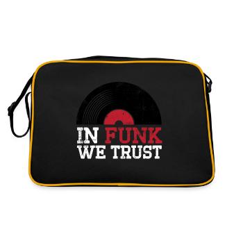 In Funk we trust - Retro Bag - black/gold - Back