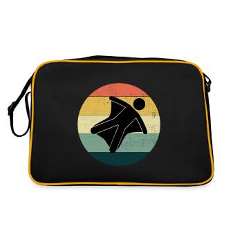 Wingsuit volant Base Jumping Parachutisme Wingsuit - Sac Retro - noir/or - Dos