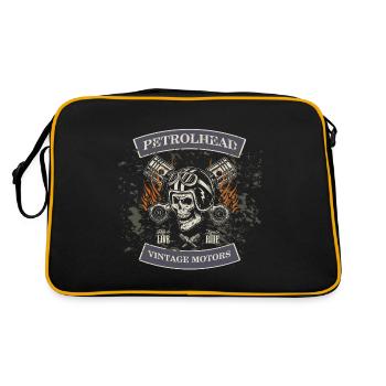 Petrolhead - Vintage Motors MC - Sac Retro - noir/or - Dos
