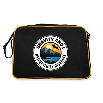 Wingsuit volant Base Jumping Parachutisme Wingsuit - Sac Retro - noir/or - Dos