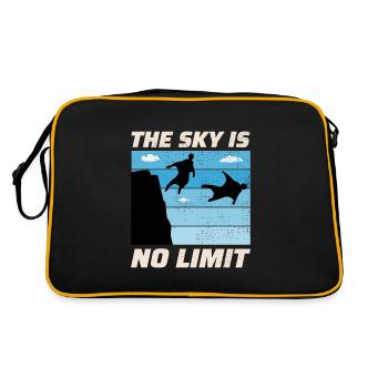 Wingsuit volant Base Jumping Parachutisme Wingsuit - Sac Retro - noir/or - Dos