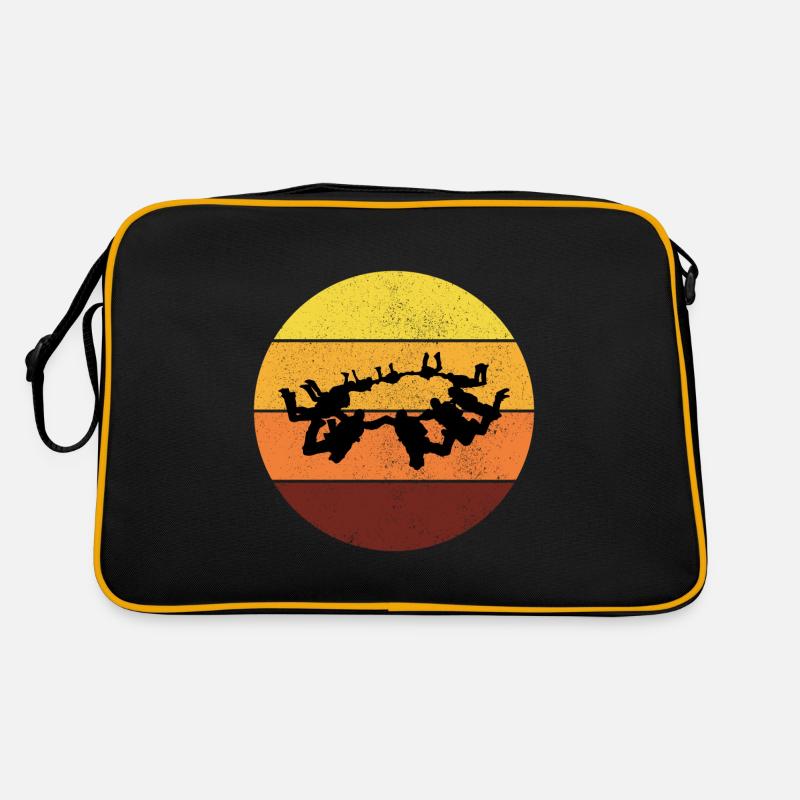 Skydiving Parachute Skydive Skydiver Parachuting Retro Bag