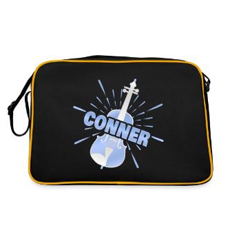 Violon Conner - Sac Retro - noir/or - Dos